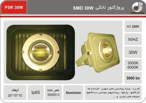 پروژکتور تانکی SMD 30W پروژکتور تانکی SMD 30W